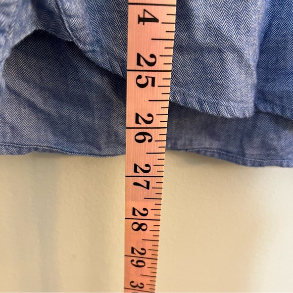 Brooks Brothers Red Fleece Button Down Men's Blue Cotton Shirt - Picture 3 of 7